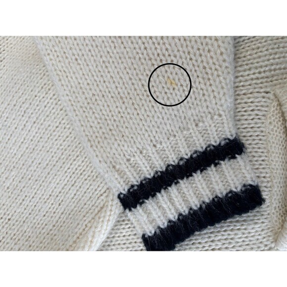 Vintage 90s I.O.U. Cardigan Mens L Exclusive Member Sweater Legend IOU Spellout - Picture 9 of 12